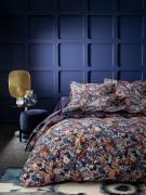 Housse de couette Camélia en percale de coton multicolore 140x200