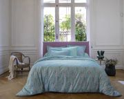 Housse de couette Epoque en satin coloris multicolore 140x200