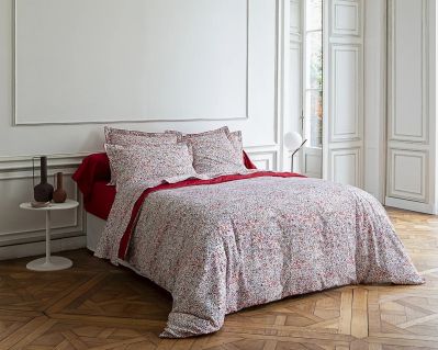 Housse de couette Rendez-vous en satin de coton coloris multicolore 140x200