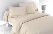 Housse de couette Vexin percale uni Coco 140x200