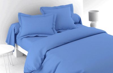 Housse de couette Vexin percale uni Nattier 240x220