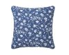 Housse de coussin Bastide fleurs en coton 40x40