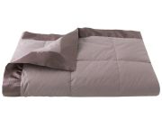 Jeté de lit Bellevue en percale coloris thé 90x200