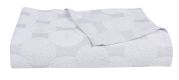 Jeté de lit Dahlia en coton/polyester gris 180x260