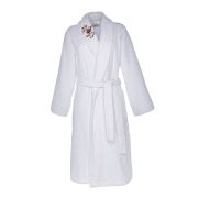 Peignoir Anna en coton peigné jasmin taille M