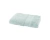 Serviette de toilette Pétale en coton peigné uni aqua 50x100