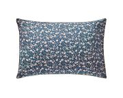 Taie d'oreiller Angélie en percale de coton bio bleu 50x75