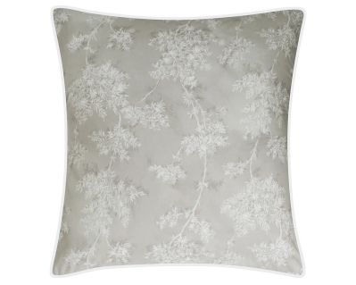 Taie d'oreiller Bois Doré en percale coloris gris 65x65
