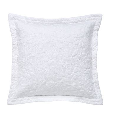 Taie d'oreiller Destinée en percale de coton blanc 65x65