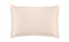 Taie d'oreiller Eclat en satin de coton poudre 50x75