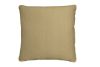 Taie d'oreiller Lutèce satin de coton matellassé Taupe 65x65