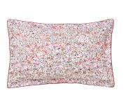 Taie d'oreiller Rendez-vous en satin de coton coloris multicolore 50x75