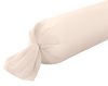 Taie de traversin Eclat en satin de coton poudre 43x210