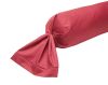 Taie de traversin Rendez-vous en satin de coton coloris rouge 43x210