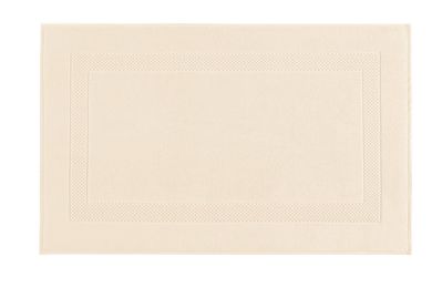 Tapis de bain Pétale coton uni Chèvrefeuille 60x80