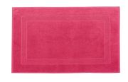 Tapis de bain Pétale en coton peigné uni aubépine 60x80