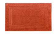 Tapis de bain Pétale en coton peigné uni bégonia 60x80