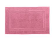 Tapis de bain Pétale en coton peigné uni bonbon 60x80