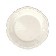 Assiette plate ronde Maintenon blanc faïence - Faïencerie de Niderviller