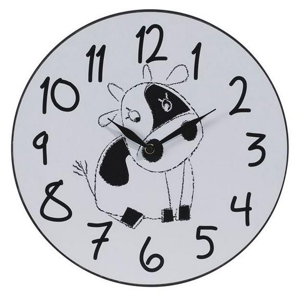 Horloge Vache humoristique