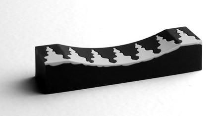 Porte-couteaux Mosaic black set de 4