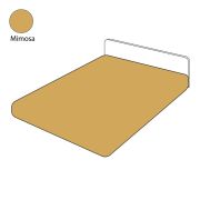 Drap housse uni mimosa satin de coton 180x200 - Tradilinge