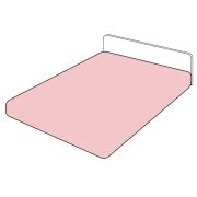 Drap housse uni quartz en percale 160x200/B40 - Tradilinge