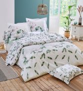 Drap plat Magnolia Sauge en percale 280x325 - Tradilinge