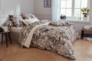 Housse de couette Alba noir en percale 300x240 - Tradilinge