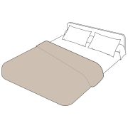 Housse de couette Authentique Ficelle coton Bio 140x200 - Tradilinge