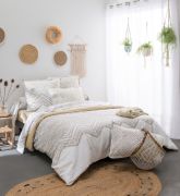 Housse de couette Ramatuelle Ficelle en coton 240x220 - Tradilinge