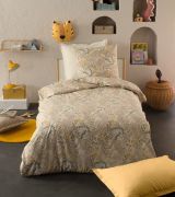 Housse de couette Sacha Naturel en coton 140x200 - Tradilinge