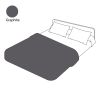 Article associé : Housse de couette uni graphite satin de coton