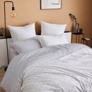 Parure Alex percale coloris nuage HC200x200+2TO65x65 - Tradilinge