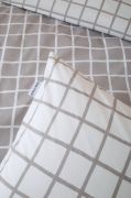 Taie d'oreiller DDM MAX Gris en percale 50x70 - Tradilinge