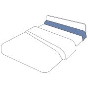 Taie de traversin Authentique Indigo coton Bio 43x140 - Tradilinge