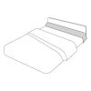 Article associé : Taie de traversin uni percale coloris nuage