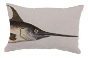 Coussin Esquisse tête espadon 45x30 - Autrement dit