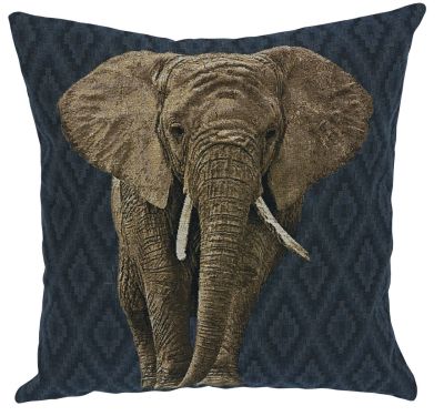 Coussin carré éléphant Fifty 45x45 - Autrement dit