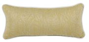 Coussin motif tilleul passepoil blanc Fabio 50x25 - Autrement dit