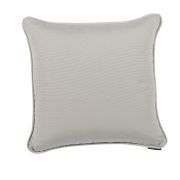 Coussin rayures sables passepoil sable Festival 45x45 - Autrement dit