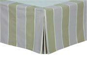 Parementage de sommier Chelsea finition plis Dior bandes rapportées 90x190 - Autrement dit